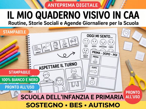 Quaderno Visivo CAA per la Scuola
