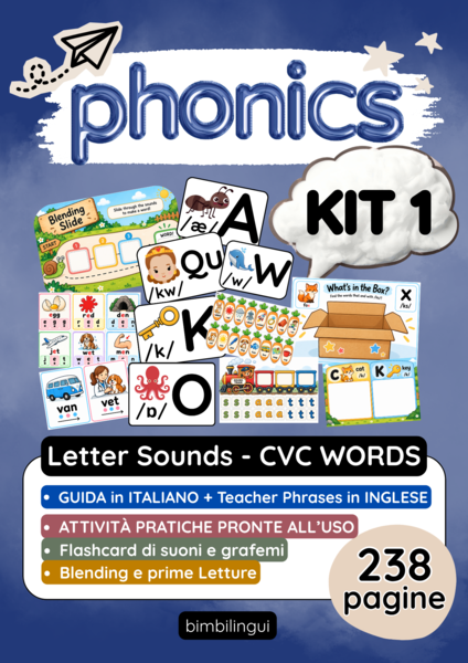 PHONICS KIT 1 - Letter Sounds • CVC Words - Inglese Scuola  Primaria