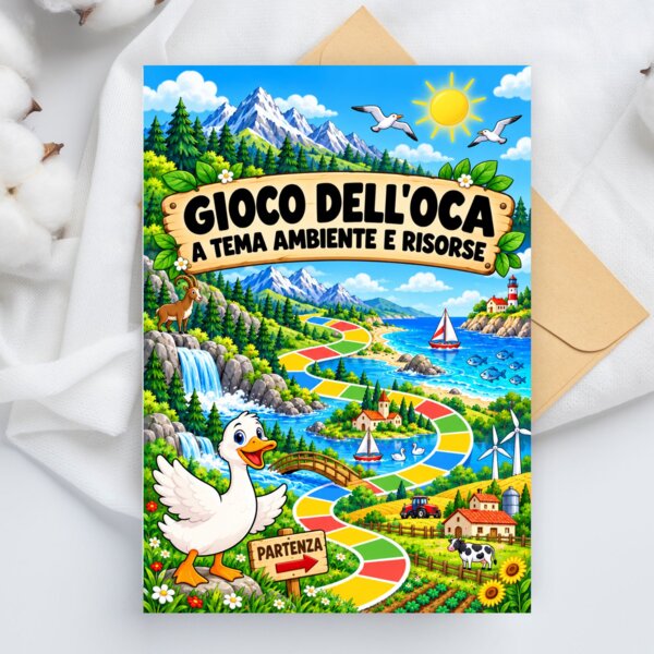 Gioco didattico su ambienti e risorse – Gioco dell’oca