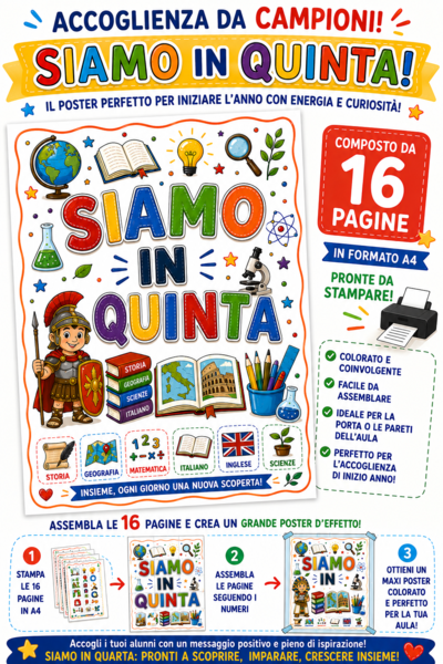 POSTER: SIAMO IN QUINTA
