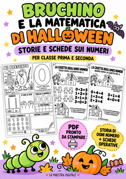 Matematica da Brivido 🎃 | Bruchino il Numerino – Halloween Classe 1ª e 2ª