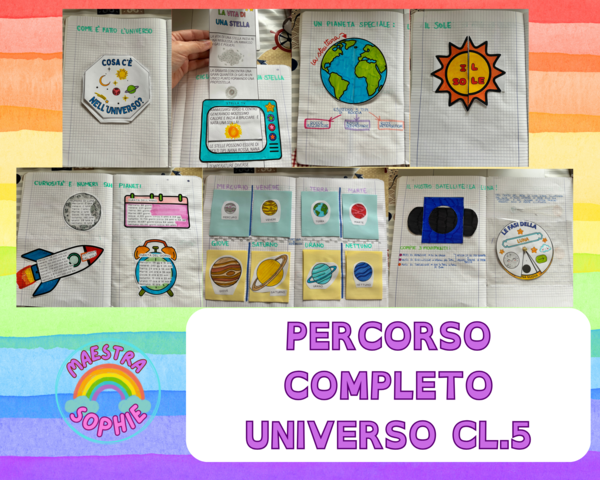 PERCORSO COMPLETO SULL'UNIVERSO CLASSE 5