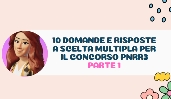 Quiz per il concorso scuola parte1