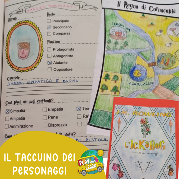 Taccuino dei personaggi
