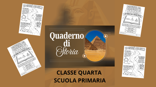 Quaderno completo di storia classe quarta