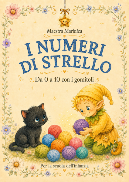 I numeri di Strello .  Da 0 a 10 con i gomitoli