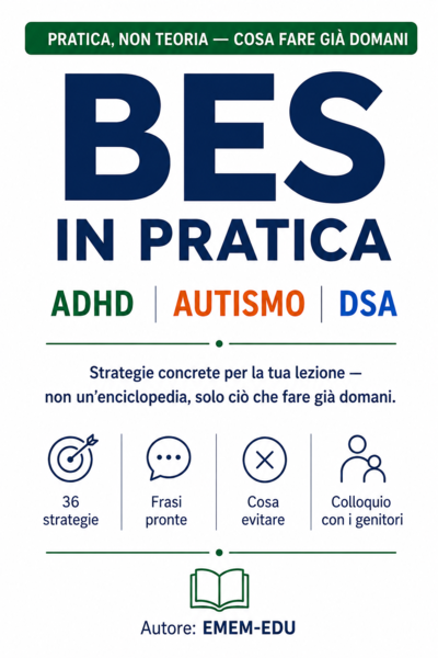 BES in pratica – ADHD, autismo, DSA | 36 strategie per insegnanti