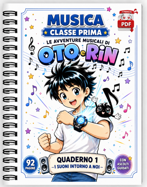SUPER QUADERNO DI MUSICA 1: Le avventure musicali di Oto e Rin