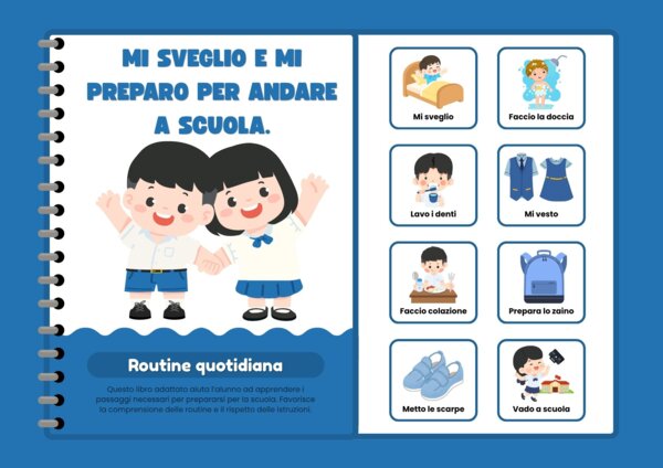 Mega Bundle Agende Visive: La Mia Giornata a Casa e a Scuola (81 Pagine CAA)