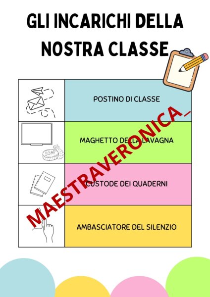 INCARICHI DI CLASSE