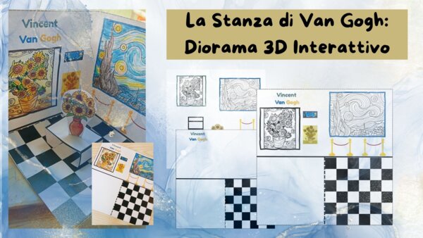 La Stanza di Van Gogh: Diorama 3D Interattivo