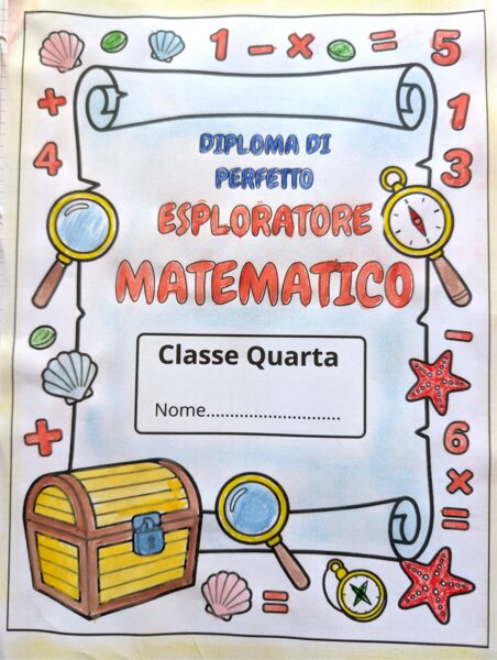 Copertina matematica classe 4^ + scheda lucchetti gratuito