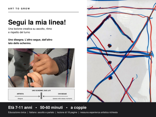 Segui la mia linea! Ascolto e turno - lezione completa