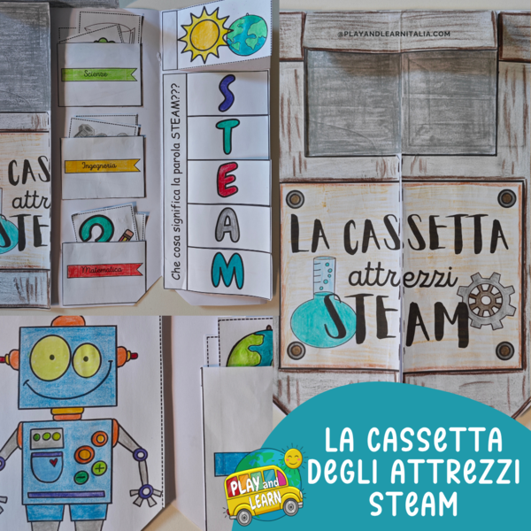 LAPBOOK "LA CASSETTA DEGLI ATTREZZI STEAM"