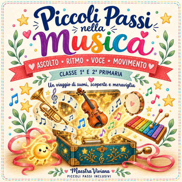 Piccoli Passi nella Musica Un viaggio di suoni, scoperte e meraviglia per la classe prima e seconda primaria.