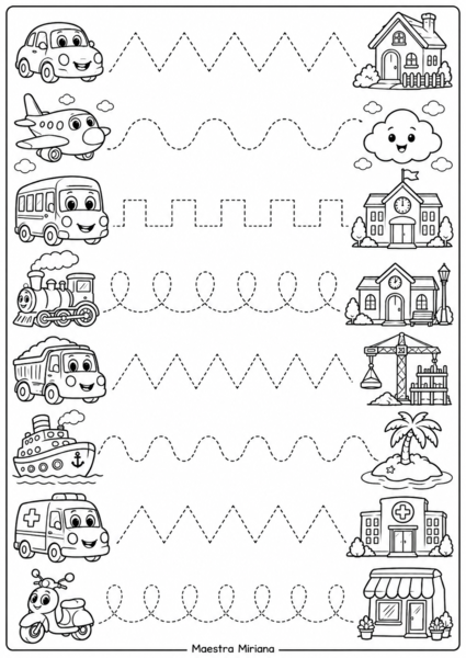 Pregrafismo delle linee - classe prima