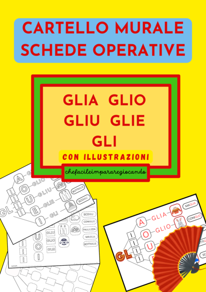 IL SUONO GL - CARTELLO MURALE E SCHEDE OPERATIVE