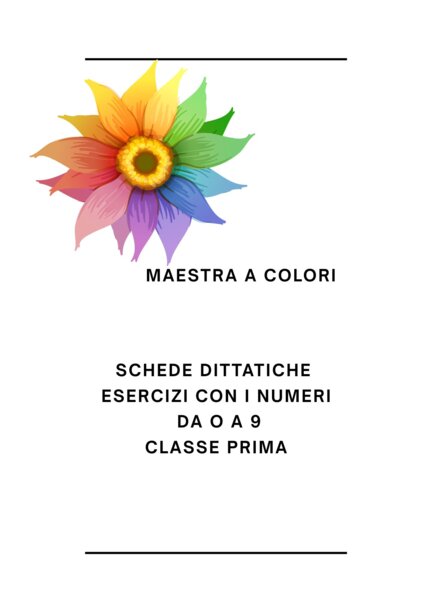 ESERCIZI CON I NUMERI DA 0 A 9