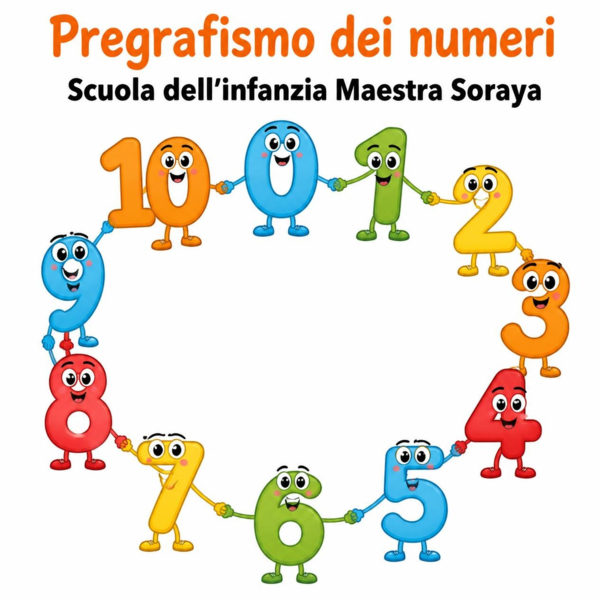 Pregrafismo dei numeri da 0 a 10.
