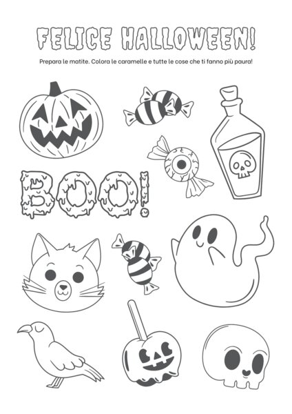 HALLOWEEN INFANZIA • Raccolta Schede Didattiche, Attività e Filastrocca Finale