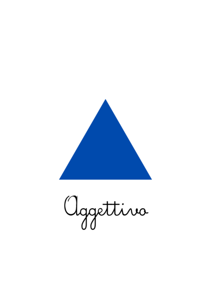 Libretto Montessori sull'Aggettivo