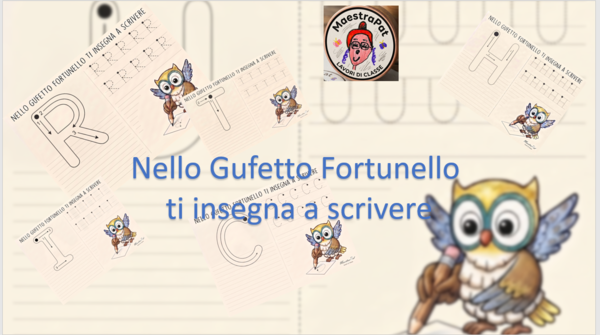 ALFABETO PREGRAFISMO CON NELLO GUFETTO FORTUNELLO
