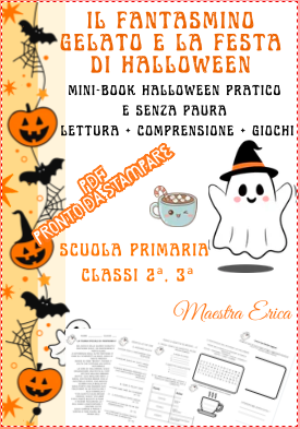 Mini-Book Halloween Inclusivo: Lettura, Comprensione e Giochi (No Paura)