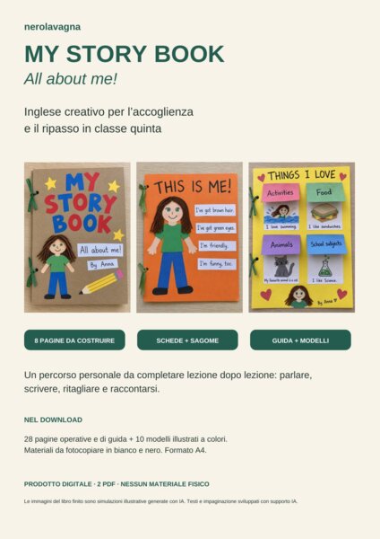 My Story Book – All About Me! | Inglese creativo per la classe quinta