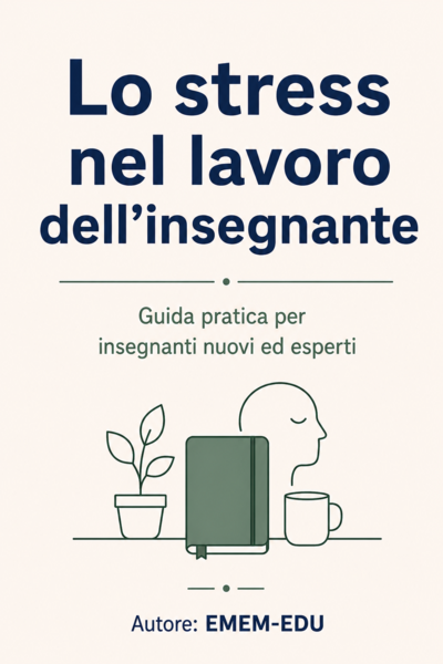 Lo stress nel lavoro dell’insegnante; Guida pratica per insegnanti nuovi ed esperti