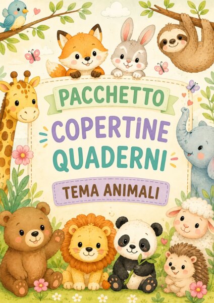 🎨 MEGA-KIT COPERTINE DA COLORARE