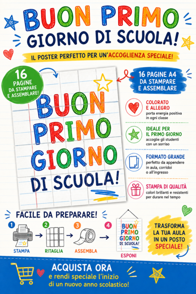📚✨ BUON PRIMO GIORNO DI SCUOLA! ✨📚