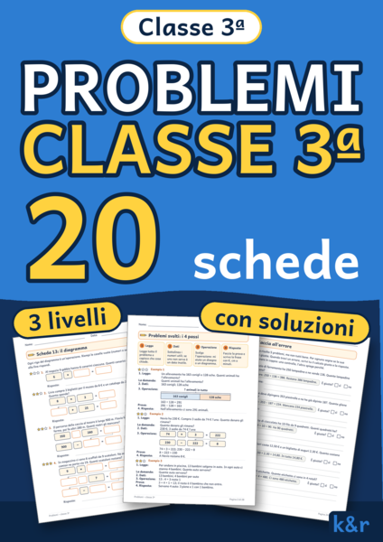 Problemi classe terza: 4 operazioni, euro e misure