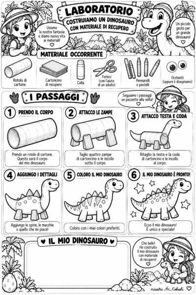 I dinosauri  - storia facile