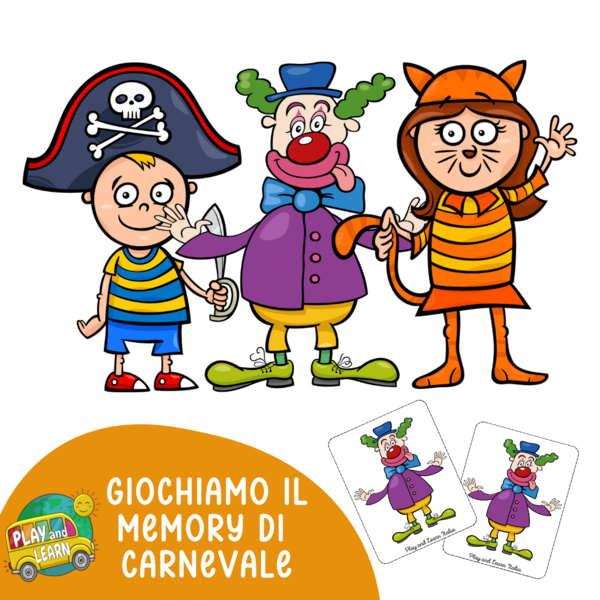 GIOCHIAMO CON IL MEMORY DI CARNEVALE