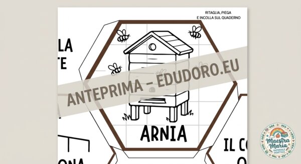 Lapbook Favo delle Api – Attività Interattiva per la Giornata Mondiale delle Api (20 Maggio)