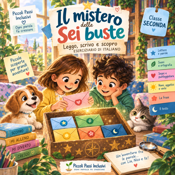Il mistero delle sei buste: eserciziario di italiano per la classe seconda.