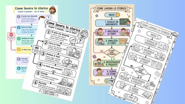 Come lavora lo storico diagrammi di flusso