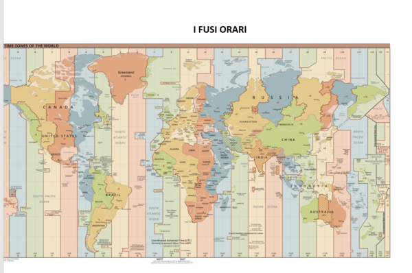 I fusi orari