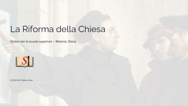 La Riforma della Chiesa | Presentazione PPTX Pronta per la Classe