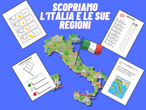 Scopriamo l'Italia e le sue Regioni – Kit Didattico di Geografia per la Scuola Primaria
