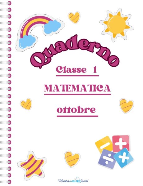 Quaderno TUTTI I GIORNI di OTTOBRE - Matematica Classe 1