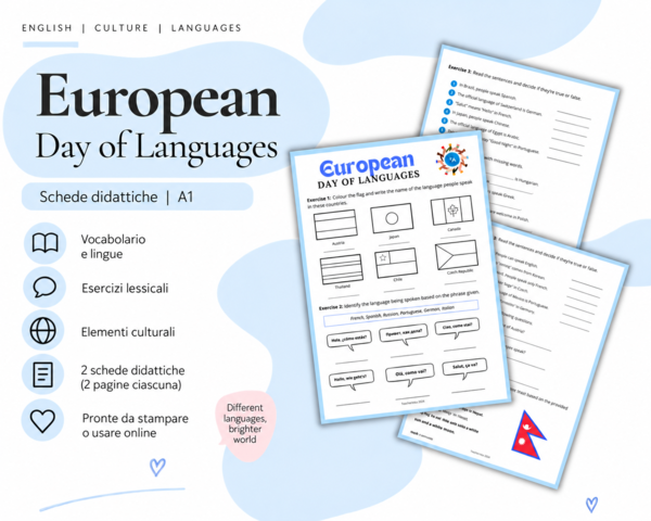 European Day of Languages – Kit didattico di inglese