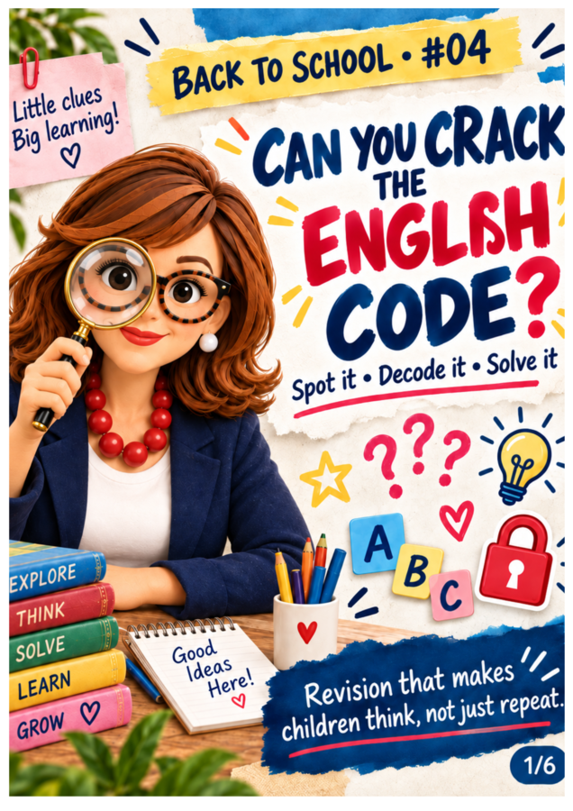 Can you crack the code? - Vocabulary and spelling revision