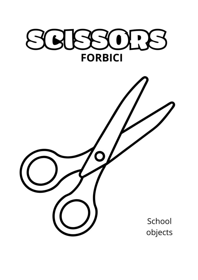 LIBRO DA COLORARE con parole in inglese vol.2