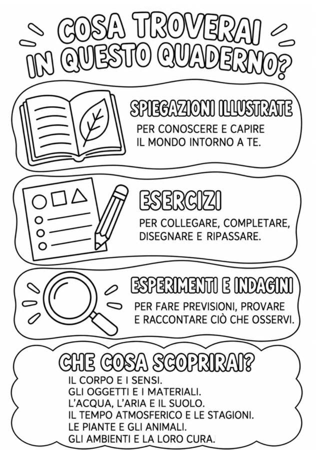 Quaderno completo di scienze classe seconda