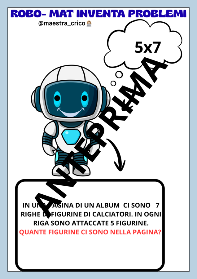 ROBO-MAT  L'INVENTA PROBLEMI
