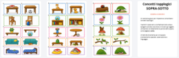 FLASHCARDS - CONCETTI TOPOLOGICI - SOTTO/SOPRA