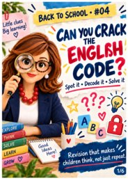Can you crack the code? - Vocabulary and spelling revision