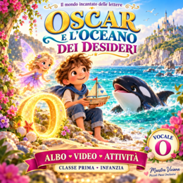 Vocale O: Oscar e l’oceano dei desideri | Albo, video e attività per la classe prima e l’infanzia