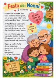 Filastrocca festa dei nonni